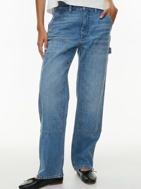 Denim Forum Aritzia The Carpenter Low Rise Loose Medium Wash Streetwear Jeans